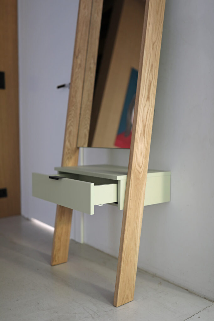 Konsola z lustrem FINKA