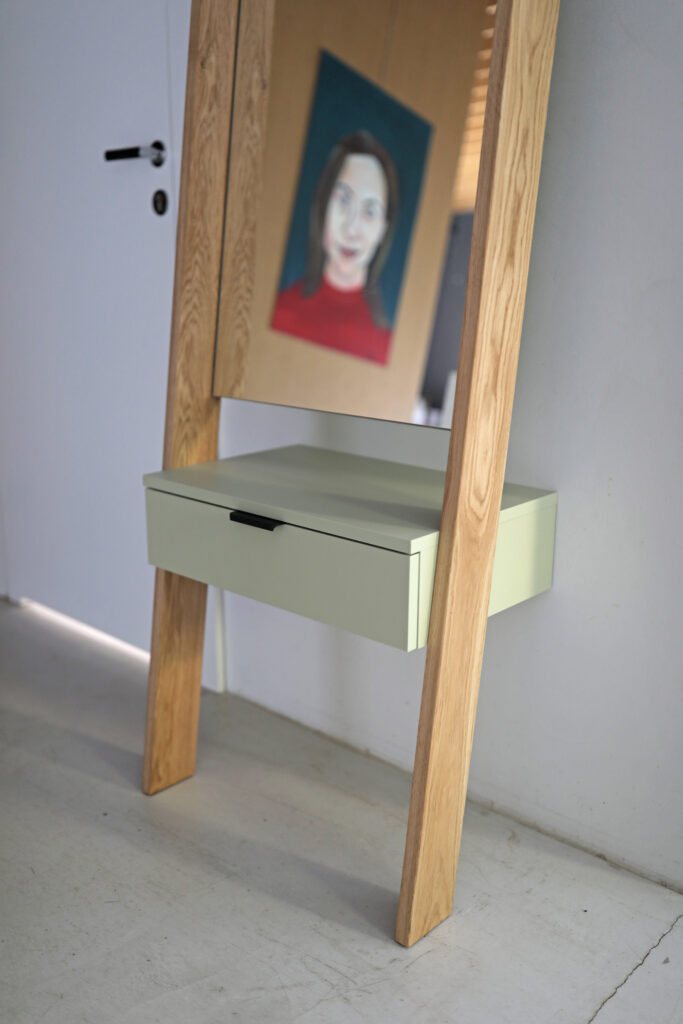 Konsola z lustrem FINKA