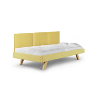 Łóżko z panelami ściennymi SOFA LEGS TEXTI