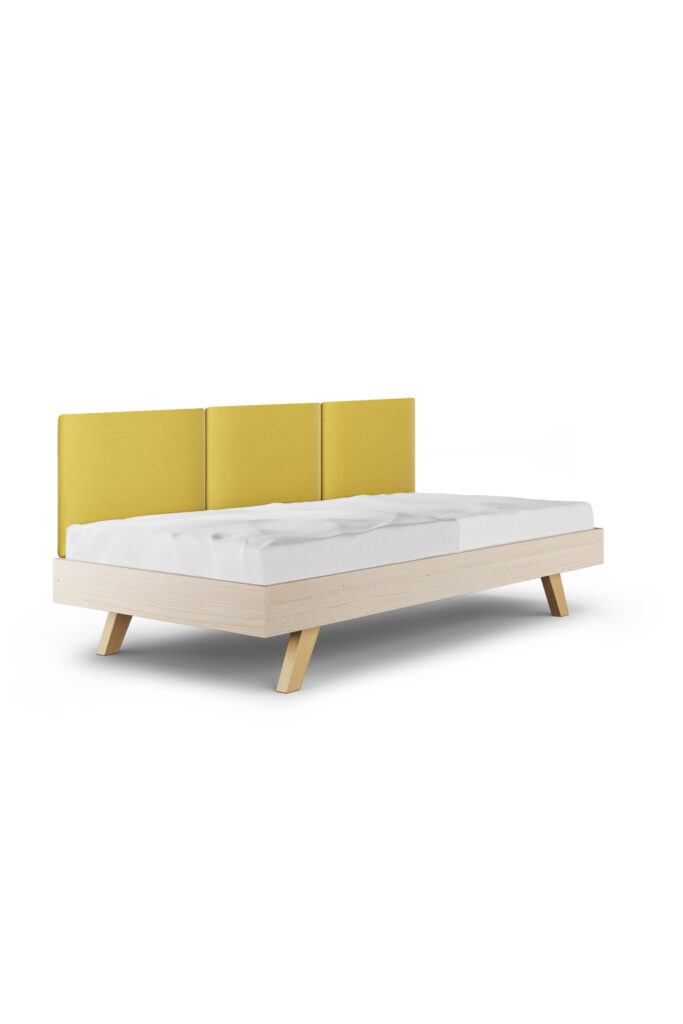 Łóżko z panelami ściennymi SOFA LEGS BASIC