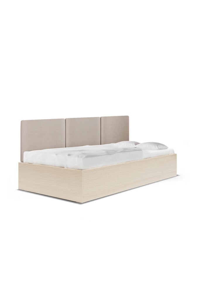 Łóżko z panelami ściennymi SOFA BOX BASIC