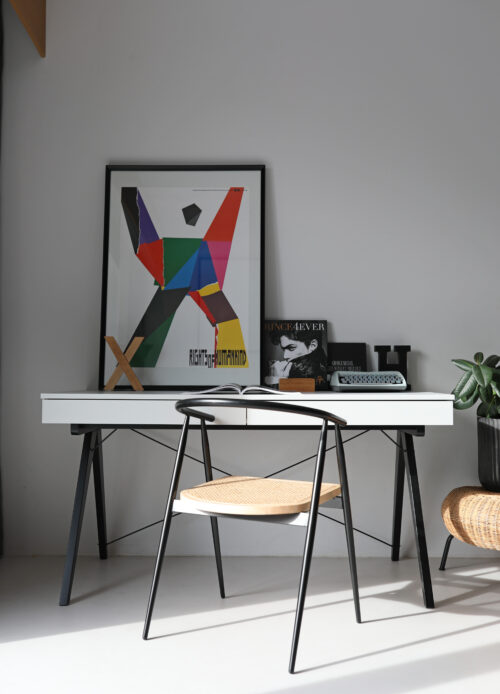 Białe biurko BASIC XXL