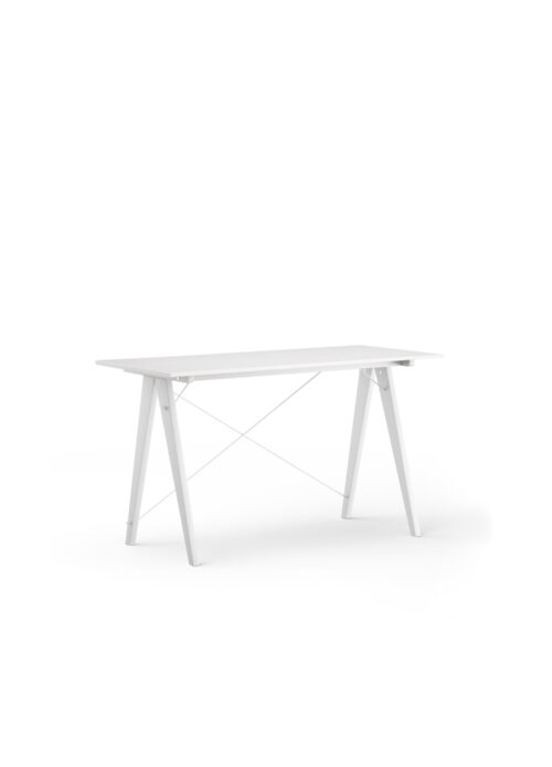 Białe biurko minimalistyczne SLIM