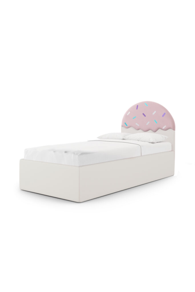 Łóżko lodowy deser CONFETTI BOX TEXTI