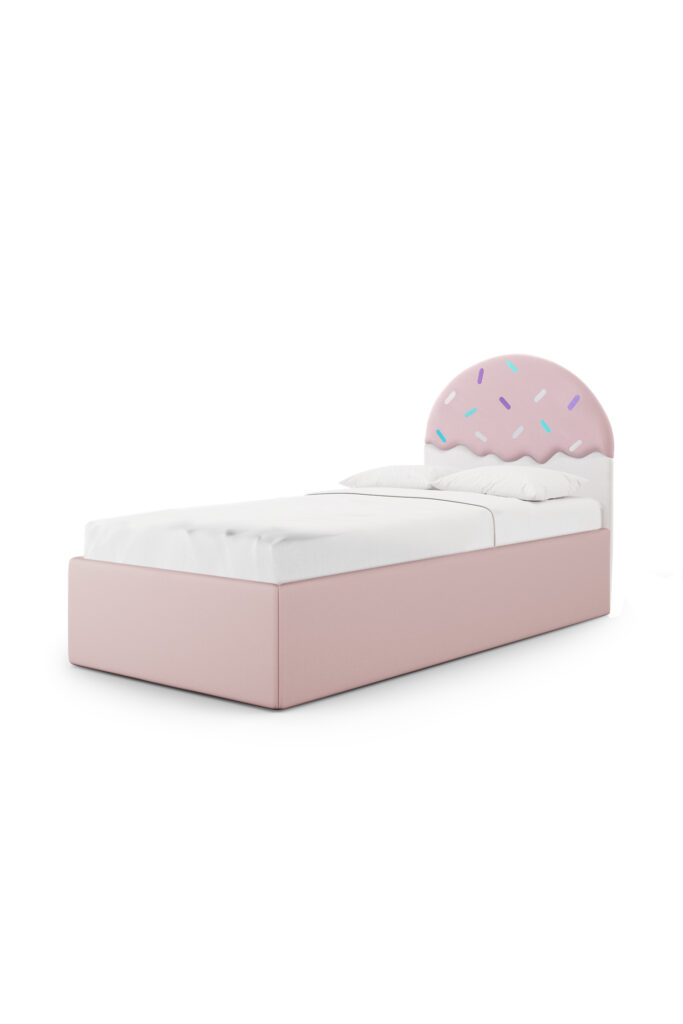 Łóżko lodowy deser CONFETTI BOX TEXTI