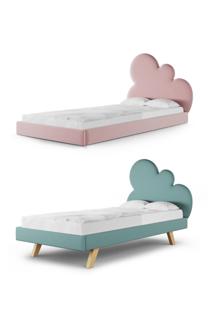 Łóżko dziecięce CHMURKA CLOUD LEGS TEXTI