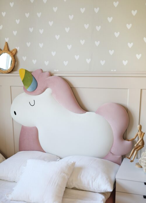 Łóżko dziecięce jednorożec UNICORN LEGS TEXTI