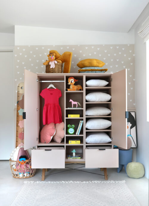 Podwójna szafa BASIC MIDI z półkami OD RĘKI