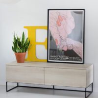 Okazja! Szafka telewizyjna z szufladami LOFTA loftowa OD RĘKI