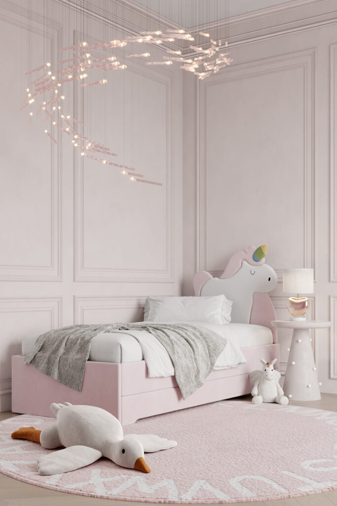Łóżko z podwójnym spaniem DOUBLE BED jednorożec Unicorn