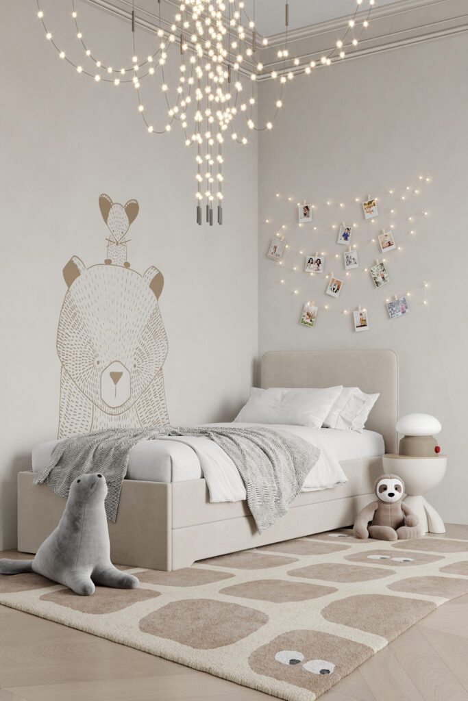 Łóżko z wysuwanym spaniem DOUBLE BED Redu