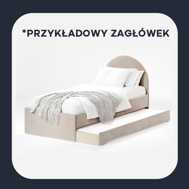 Łóżko z podwójnym spaniem DOUBLE BED jednorożec Unicorn