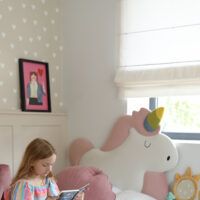 Łóżko z podwójnym spaniem DOUBLE BED jednorożec Unicorn