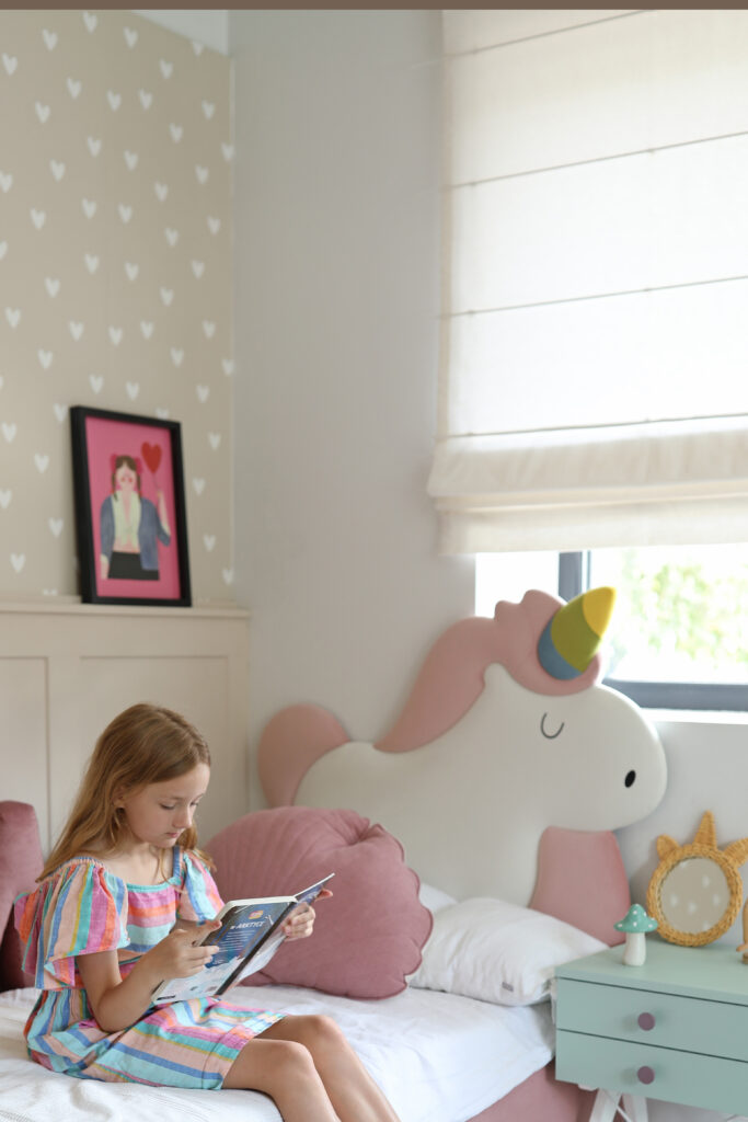 Łóżko z podwójnym spaniem DOUBLE BED jednorożec Unicorn