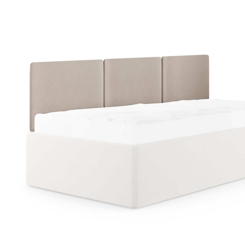 Okazja! Zestaw trzech niebieskich paneli ściennych prostokąt Redu OD RĘKI