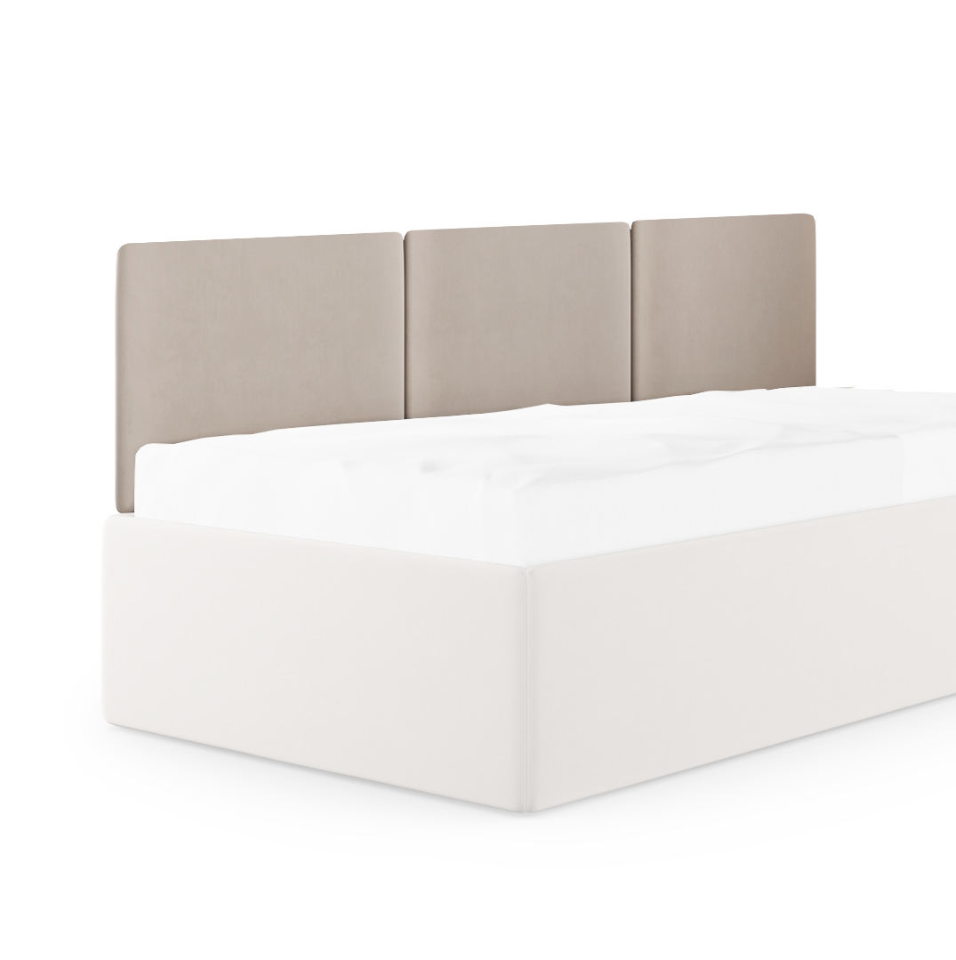 Łóżko z panelami ściennymi SOFA BOX BASIC