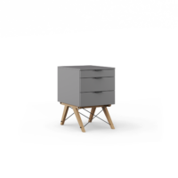 Okazja! Kontener szary w NIESTANDARDOWYM kolorze na dębowym stelażu dostępny OD RĘKI!