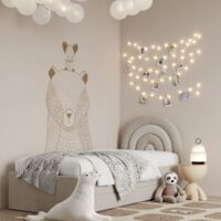 Łóżko z dodatkowym materacem Tęcza DOUBLE BED