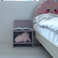 Okazja! Fioletowa szafeczka nocna REDU OD RĘKI!