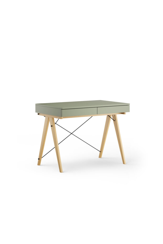 Okazja! Małe zielone biurko z SZYBKIM TERMINEM