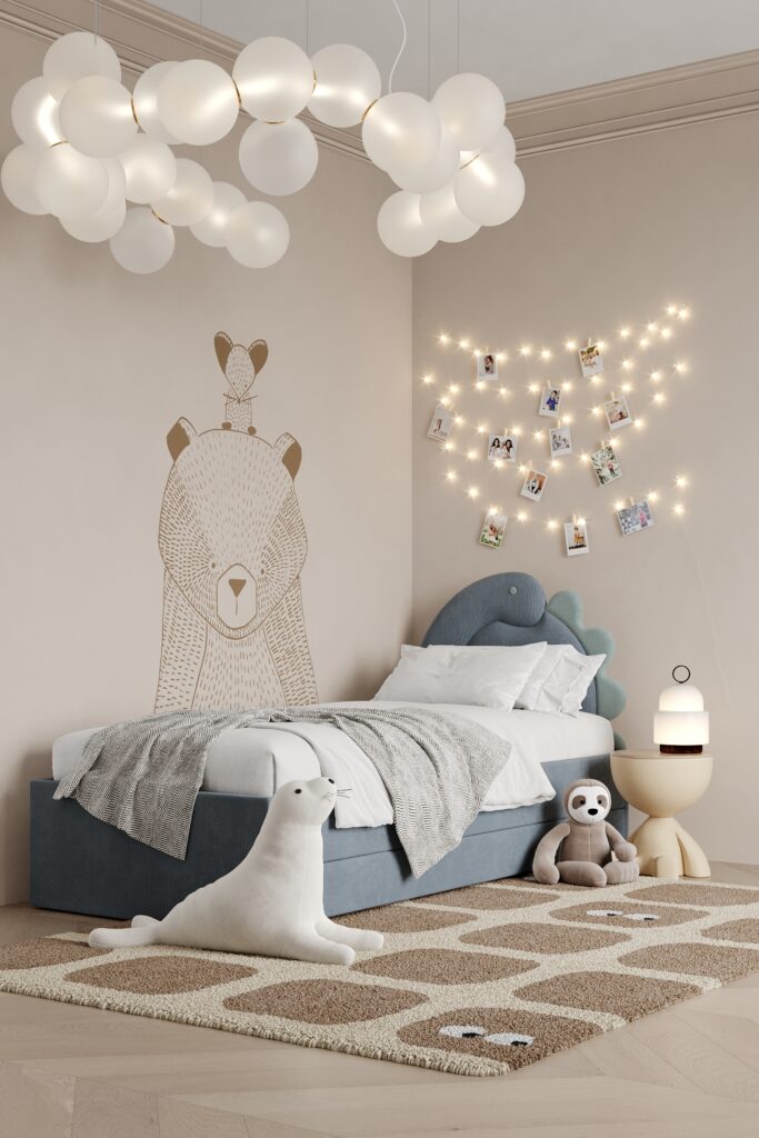 Podwójne łóżko dinozaur DOUBLE BED DINO