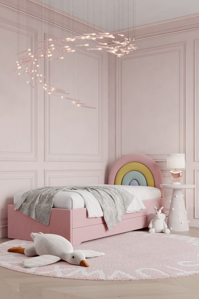 Łóżko z dodatkowym materacem Tęcza DOUBLE BED