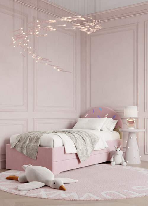 Dwuosobowe łóżko Confetti DOUBLE BED jak lodowy deser