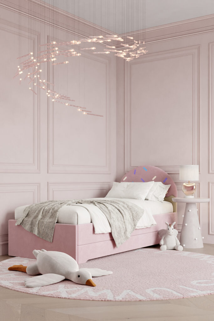 Dwuosobowe łóżko Confetti DOUBLE BED jak lodowy deser