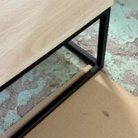 Okazja! Zgrabna szafka telewizyjna LOFTA w kolorze bukowym OD RĘKI