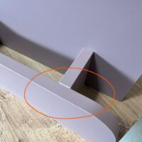 Okazja! Praktyczne fioletowe biurko z pionową nadstawką SZYBKI TERMIN