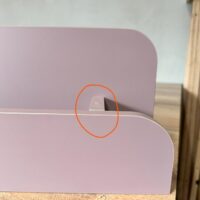 Okazja! Praktyczne fioletowe biurko z pionową nadstawką SZYBKI TERMIN