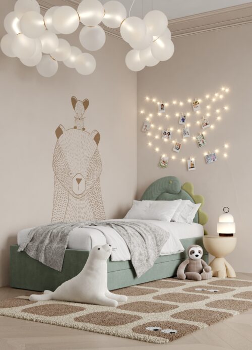 Podwójne łóżko dinozaur DOUBLE BED DINO