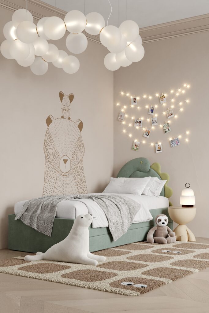 Podwójne łóżko dinozaur DOUBLE BED DINO