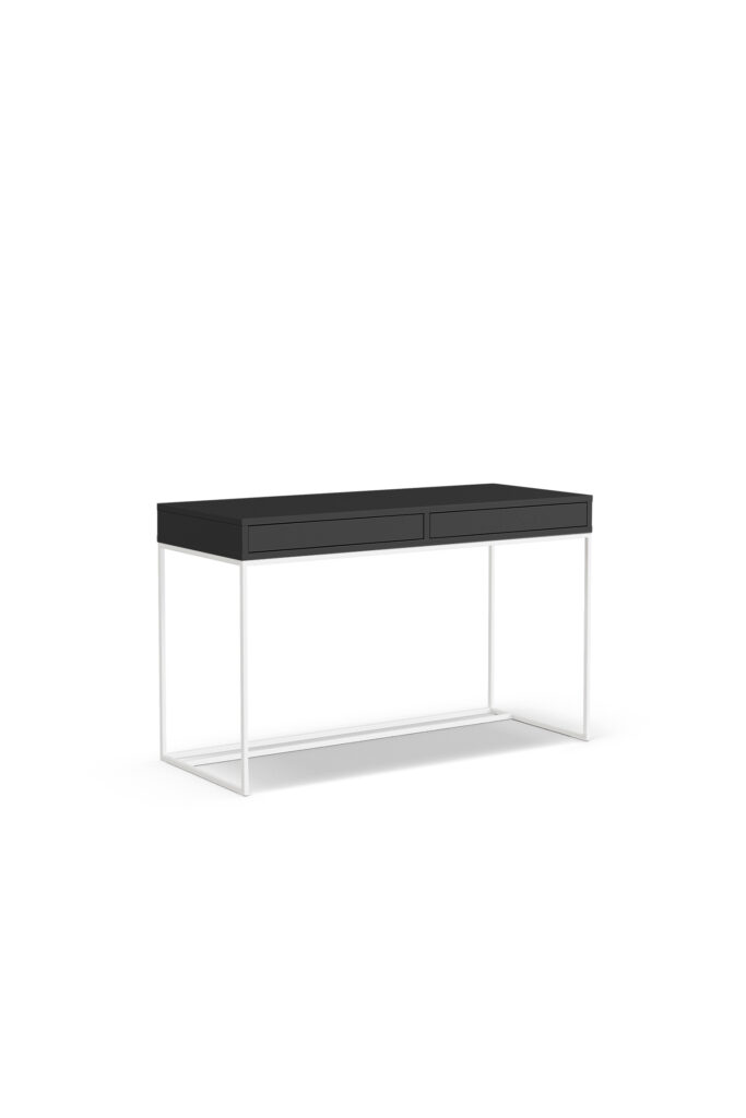 Czarne biurko industrialne LOFTA