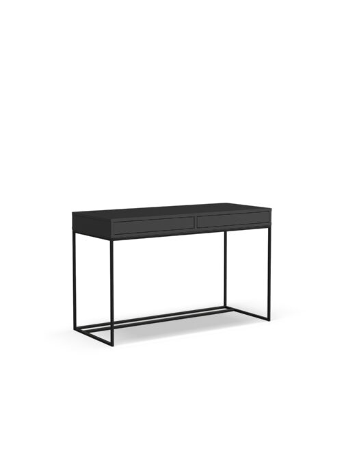 Czarne biurko industrialne LOFTA