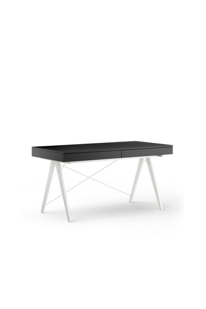 Czarne biurko BASIC XXL