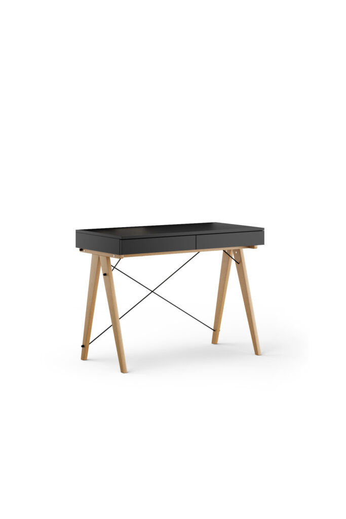 Czarne biurko dla dziecka BASIC