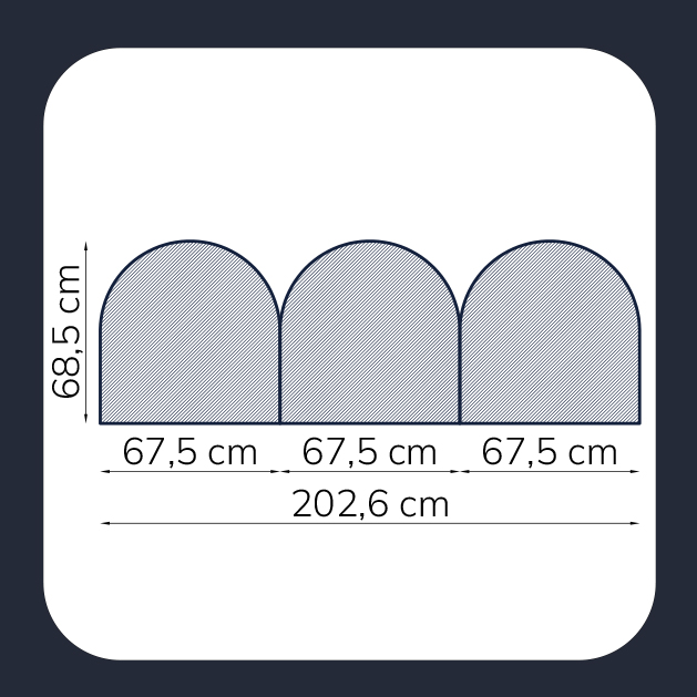 Tapicerowane panele ścienne PILLE
