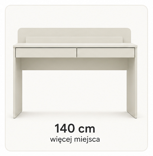 140 x 70 cm – większa przestrzeń pracy