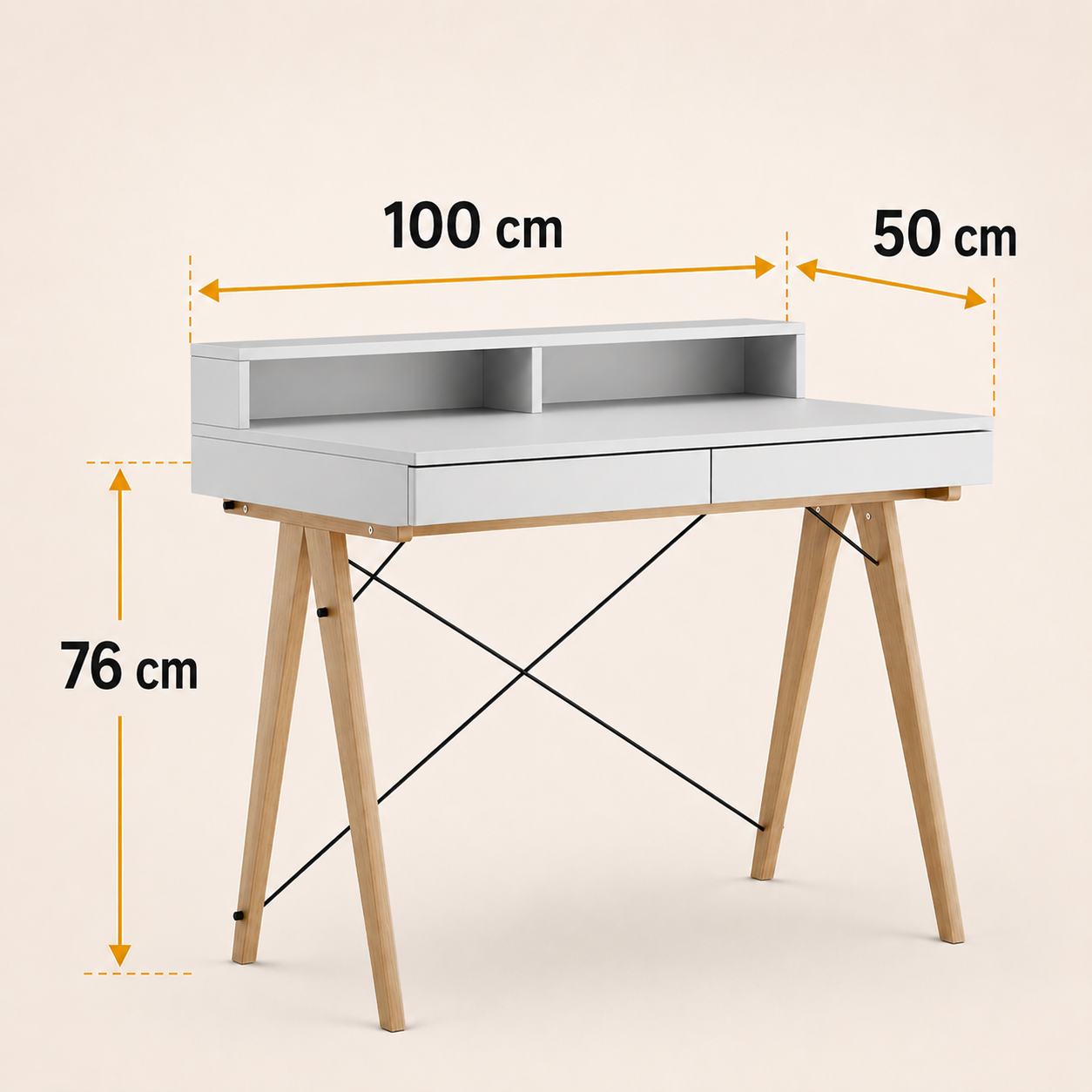100 x 50 cm – kompaktowe, idealne do małego pokoju