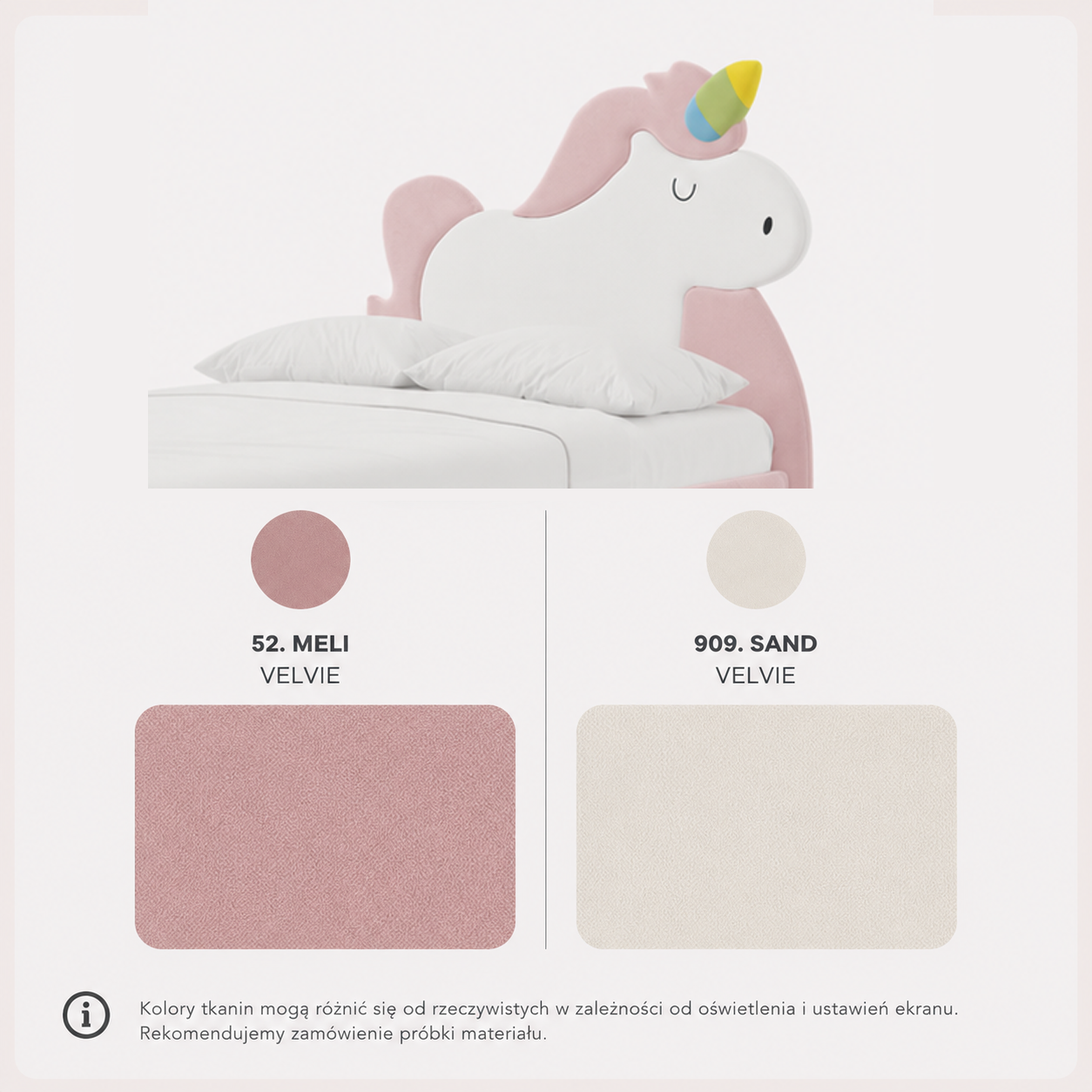 Łóżko Dziecięce Jednorożec Unicorn Legs Basic